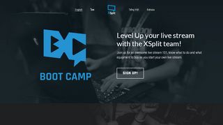 
                            2. XSplit Bootcamp