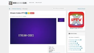 
                            8. Xtream-Codes IPTV - Kodi Addons