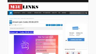 
                            3. xtream iptv Codes 09-08-2019 | m3ulinks