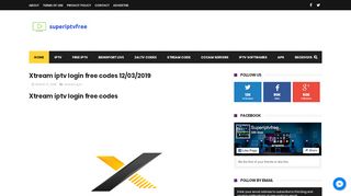 
                            2. Xtream iptv login free codes 12/03/2019 - superiptvfree