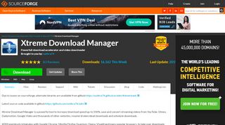 
                            1. Xtreme Download Manager download | SourceForge.net