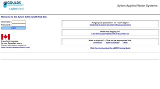 
                            2. Xylem AWS - eCOM Web Site