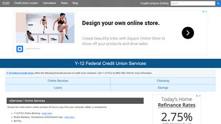 
                            6. Y-12 Federal Credit Union Services: Savings, Checking, Loans