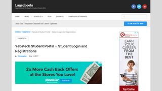 
                            1. Yabatech Student Portal - Student Login and Registrations ...