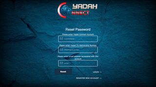 
                            8. Yadah Connect | Password Reset