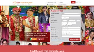 
                            1. Yadav Matrimony - The No. 1 Matrimony Site for Yadavs ...