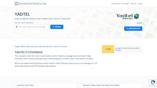 
                            6. Yadtel: Business Internet Coverage & Availability