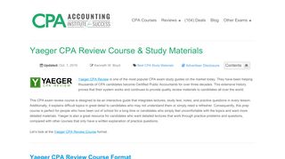 
                            6. Yaeger CPA Review Course & Study Materials - ais-cpa.com