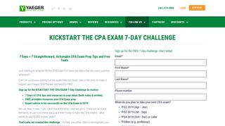 
                            8. Yaeger CPA Review | CPA Exam Review Kickstart 7-Day ...