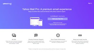 
                            1. Yahoo Ad Free Mail - Signup