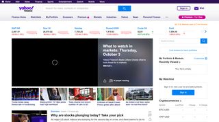 
                            7. Yahoo - Business Finance, Stock Market, Quotes, News