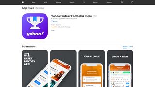 
                            5. ‎Yahoo Fantasy Football & more on the App Store