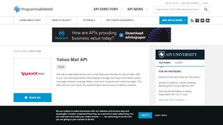 
                            4. Yahoo Mail API | ProgrammableWeb