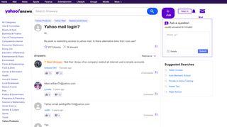 
                            8. Yahoo mail login? | Yahoo Answers