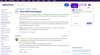 
                            5. Yahoo Mail Posteingang? | Yahoo Clever