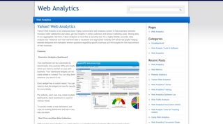 
                            2. Yahoo! Web Analytics