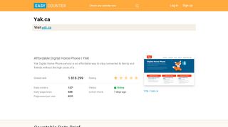 
                            5. Yak.ca: Affordable Digital Home Phone | YAK