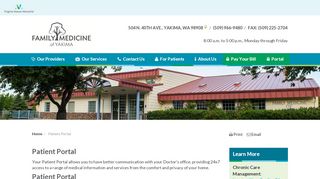 
                            9. Yakima online healthcare. - Family Medicine Of Yakima