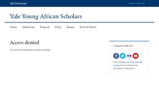 
                            8. Yale Young African Scholars Program Launches 2019 Application ...