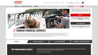 
                            2. Yamaha Financial Services | Yamaha Motor Canada