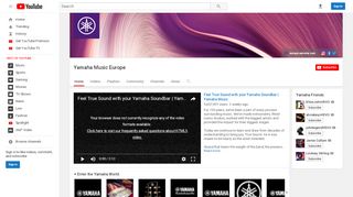 
                            7. Yamaha Music Europe - YouTube
