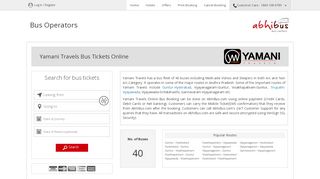 
                            5. Yamani Travels Online Bus Booking - Upto Rs.100 Discount ...