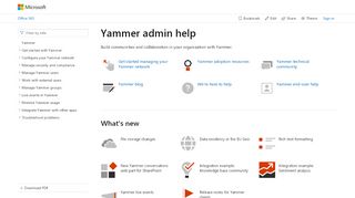 
                            9. Yammer | Microsoft Docs