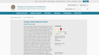
                            8. Yampa Valley Medical Center - American College of Surgeons