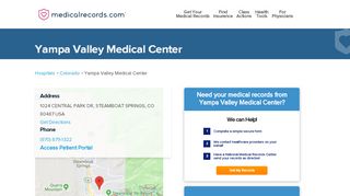 
                            2. Yampa Valley Medical Center | MedicalRecords.com