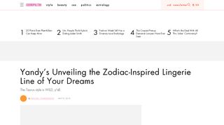 
                            9. Yandy Is Launching a Zodiac-Themed Lingerie Line ...