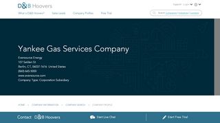 
                            7. Yankee Gas Services Company Company Profile | Berlin, CT ...