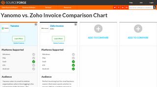 
                            1. Yanomo vs. Zoho Invoice Comparison - sourceforge.net