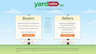 
                            1. YardSales.net - Add your sale FREE