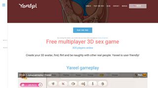 
                            2. Yareel 3d – Free to play 3d sex multiplayer game