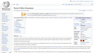 
                            9. Yarra Valley Grammar - Wikipedia