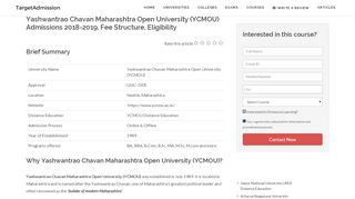 
                            6. Yashwantrao Chavan Maharashtra Open University (YCMOU ...