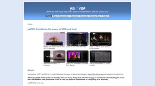 
                            3. yaVDR: PVR for HDTV with Kodi - based on VDR, …