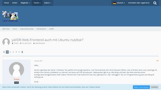 
                            1. yaVDR-Web-Frontend auch mit Ubuntu nutzbar? - VDR Portal