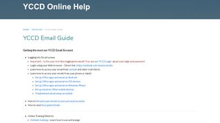 
                            6. YCCD Email Guide – YCCD Online Help
