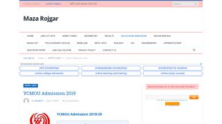 
                            7. YCMOU Admission 2019-20 (ycmou.digitaluniversity.ac ...