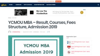 
                            9. YCMOU MBA - mba.aglasem.com