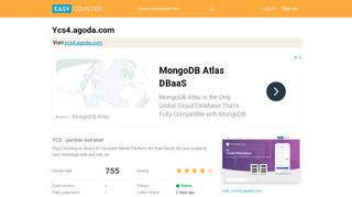 
                            10. Ycs4.agoda.com: YCS - partner extranet - Easy …