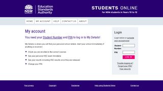 
                            3. Year 12 :: Login - NSW Students Online