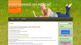 
                            6. Yeheey – Start Earning Online Now! - jayrene.com