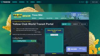 
                            3. Yellow Club World Transit Portal | Trove Wiki | FANDOM powered by ...