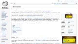 
                            7. Yellow pages - Wikipedia