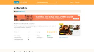 
                            7. Yellownet.ch: PostFinance for private customers