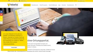 
                            5. YellowTracker. Das Online-Ortungsportal - …
