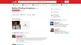 
                            8. Yelp Reviews for McKee Printing Company - (New) Printing Services ...