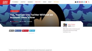 
                            2. Yes, You Can Use Twitter Without an Account! Here's How